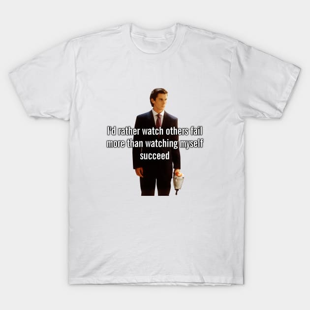 American Psycho Top Favorite Horror T-Shirt by Visionary Canvas